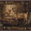 Tapete ciervo beige 2x3ft para pasillo y sala