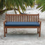 Cojín banco 50x16pulg Bamboo Bay Cobalt