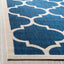 Alfombra cuadrada interiores exteriores verde beige