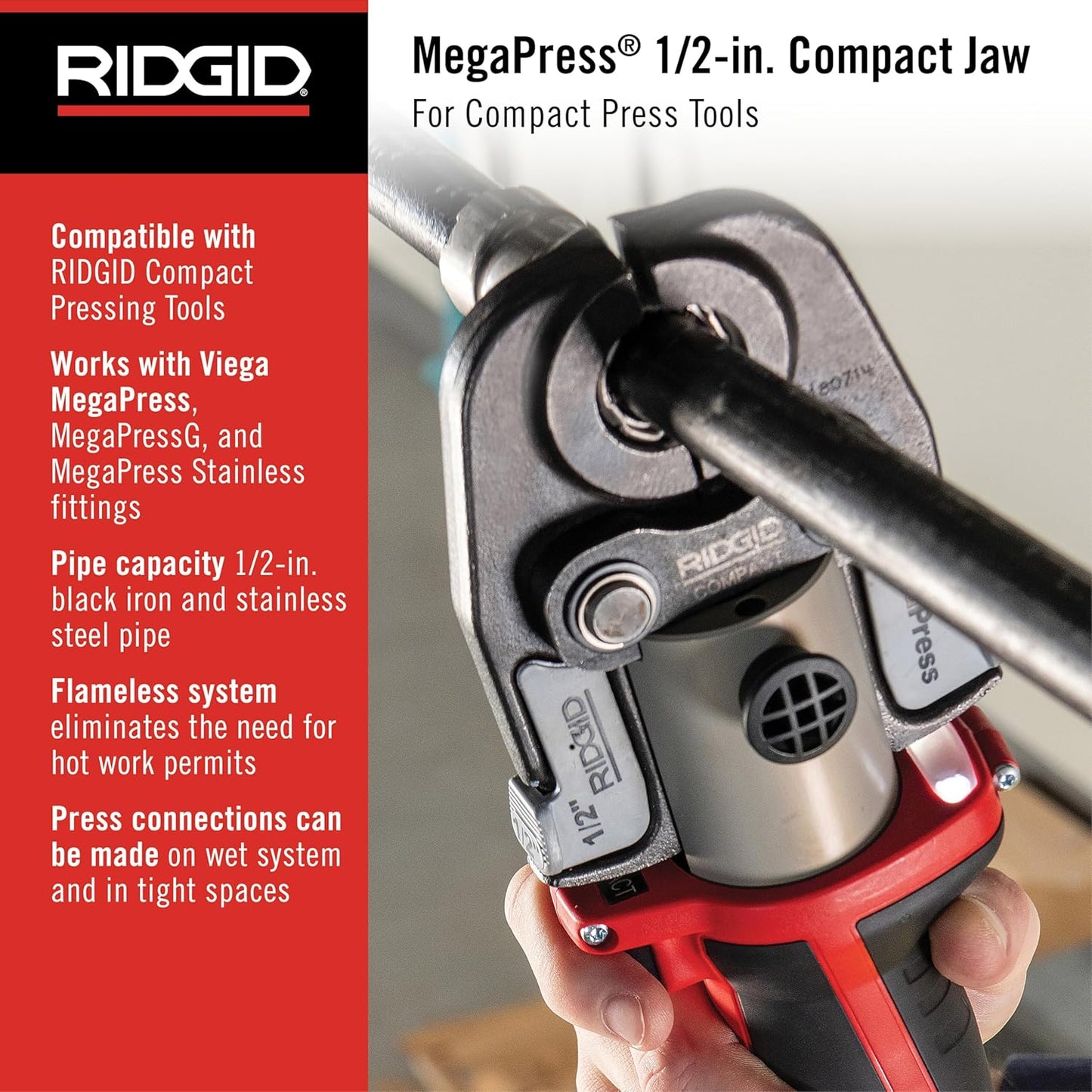 Mandíbula MegaPress 1/2 para prensa compacta