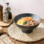 Set 2 Tazones Cerámica Ramen 20cm Negro Profundos