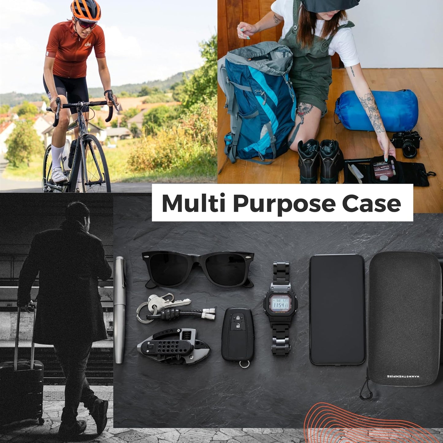 Billetera bicicleta impermeable multiusos para teléfono