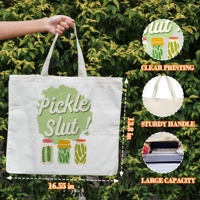 Bolsa de regalo vintage para amantes de los pepinillos