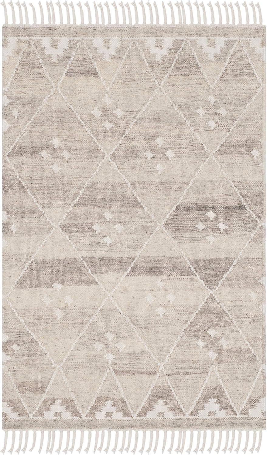 Alfombra decorativa 2x3ft lana tribal entrada sala