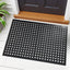 Tapete goma antideslizante impermeable 23.6x35.4 negra