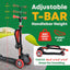 Scooter 3 ruedas niños asiento plegable manubrio ajustable