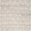 Alfombra Kilim 6x9ft Natural y Marfil Hecha a Mano