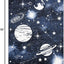 Alfombra niños 4x6ft azul oscuro y claro
