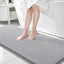 Tapete espuma viscoelástica baño 70x24pulg gris