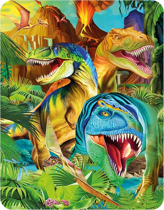 Imanes planos dinosaurio 3D para refrigerador