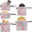 Bolsas sándwich reutilizables doble capa unicornios arcoíris