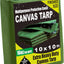 Lona Resistente 10x10pies 16oz Cubierta Protectora Multiusos