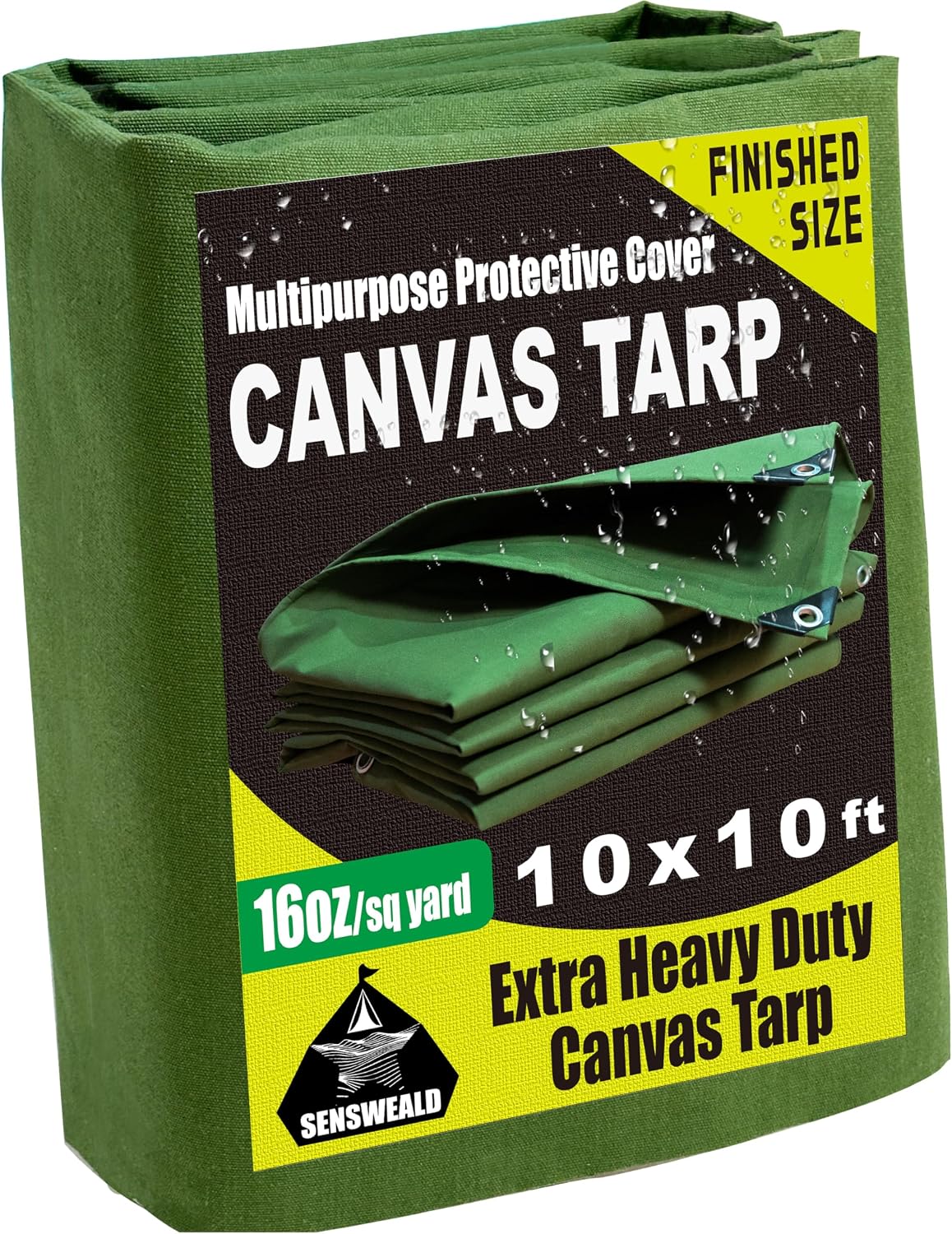 Lona Resistente 10x10pies 16oz Cubierta Protectora Multiusos