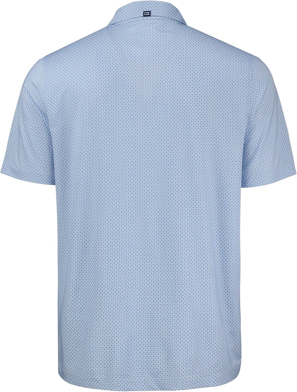 Polo reciclado hombre con estampado diamante