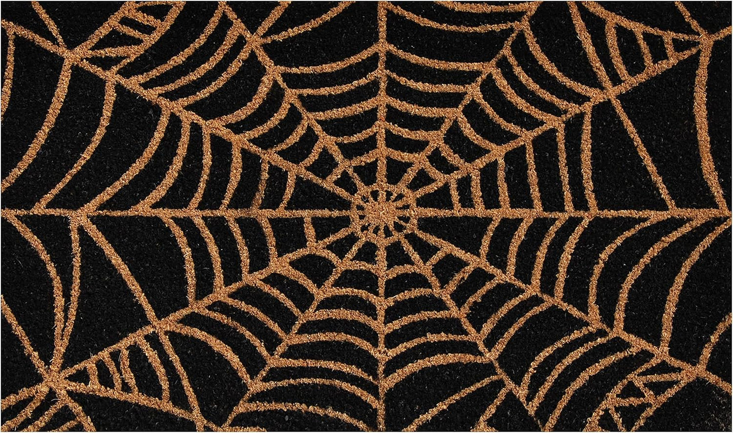 Felpudo tela 17x29" negro y natural