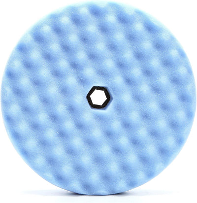 Almohadilla pulido doble cara 8pulg espuma ultrafina azul