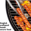 Pinzas para asar parrilla color negro