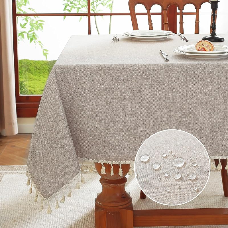 Mantel Rectangular Poliéster Impermeable 39x55 Caqui