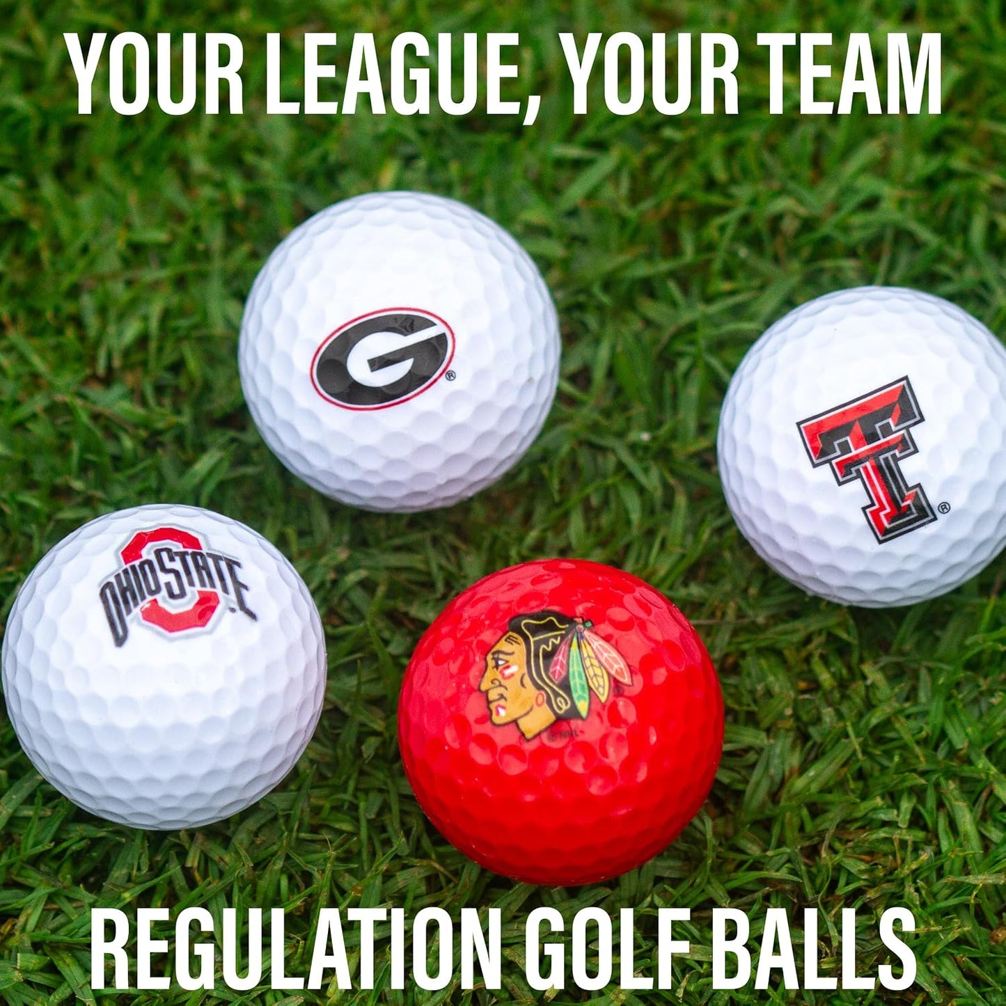 12 Pelotas Golf Reglamentarias Impresión Duradera Equipo