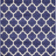 Alfombra área Philadelphia 2'7"x8' azul oscuro