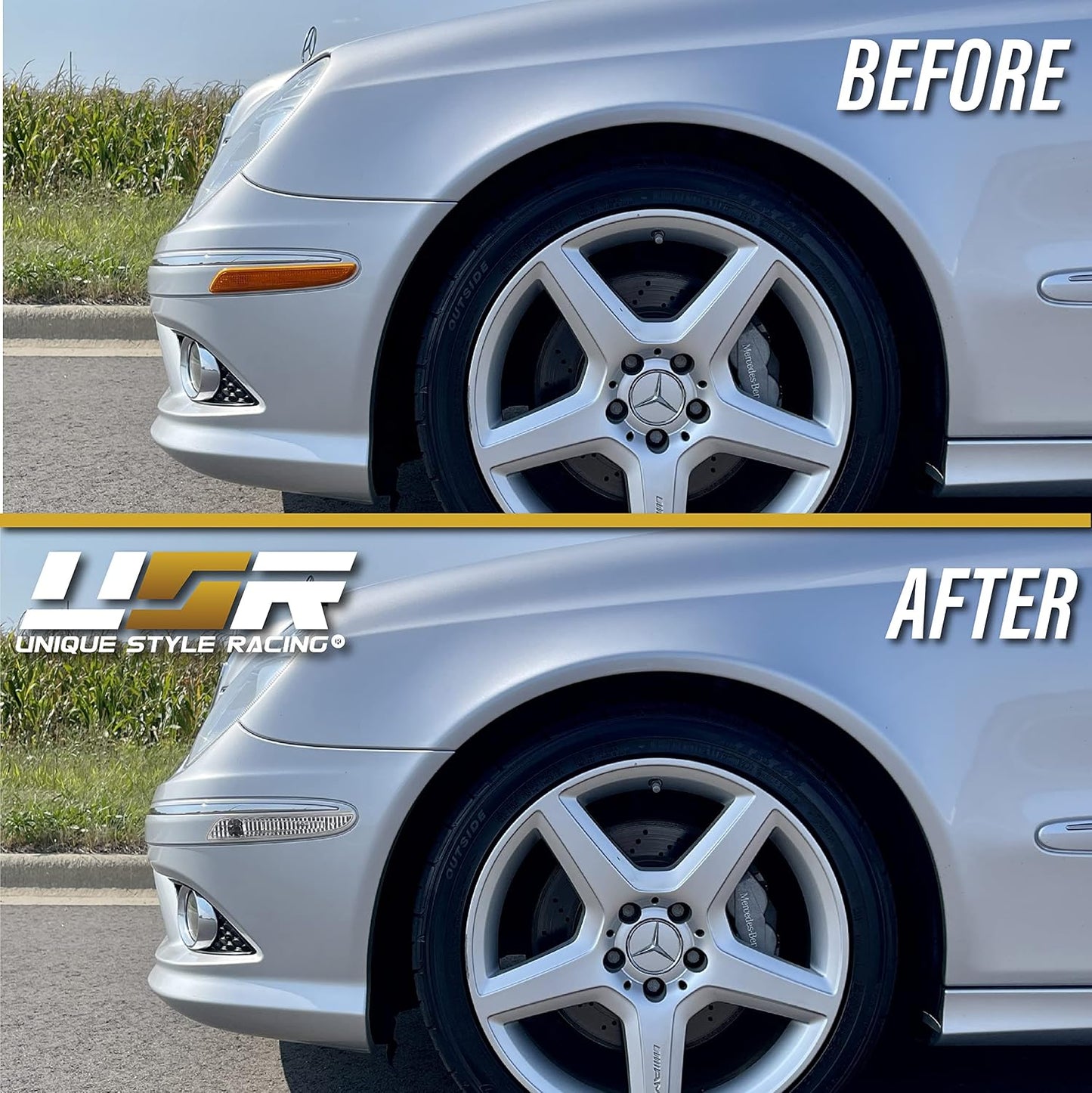 Luces marcador lateral W211 Mercedes E Class izq/der