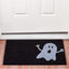 Felpudo fantasma 17x29" negro/blanco
