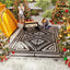 Alfombra exterior impermeable 9x18ft negro y gris reversible