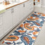Alfombra pasillo 2x10ft naranja/azul alta tráfico para