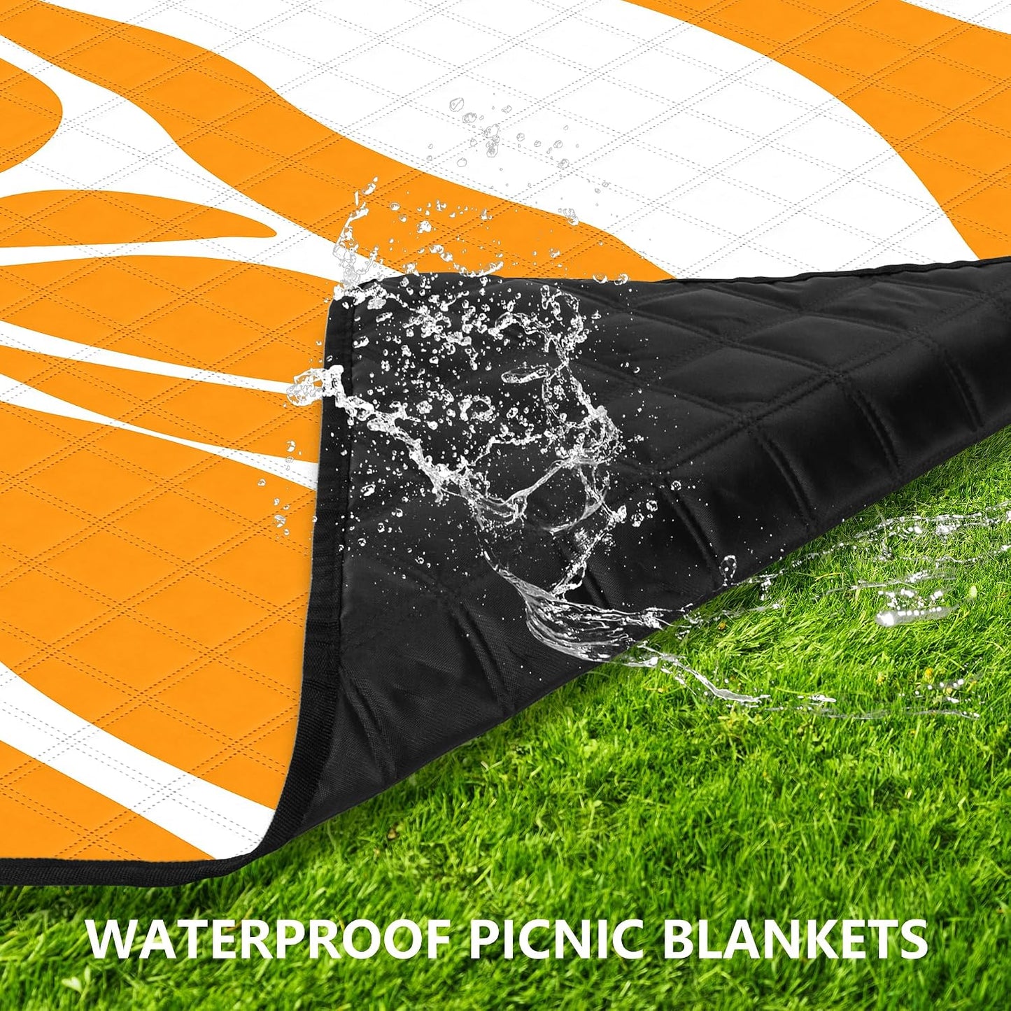 Manta pícnic impermeable 79x79pulg suave plegable playa