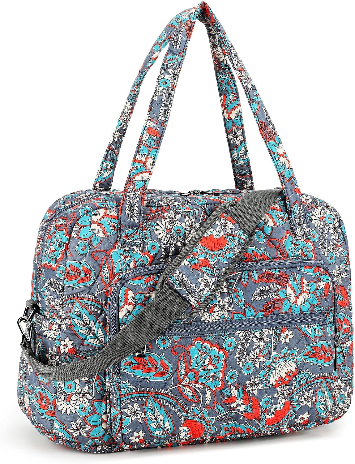 Bolsa viaje acolchada para mujer naranja