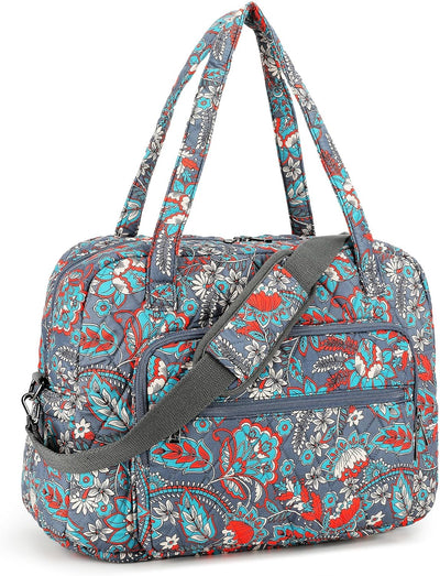 Bolsa viaje acolchada para mujer naranja