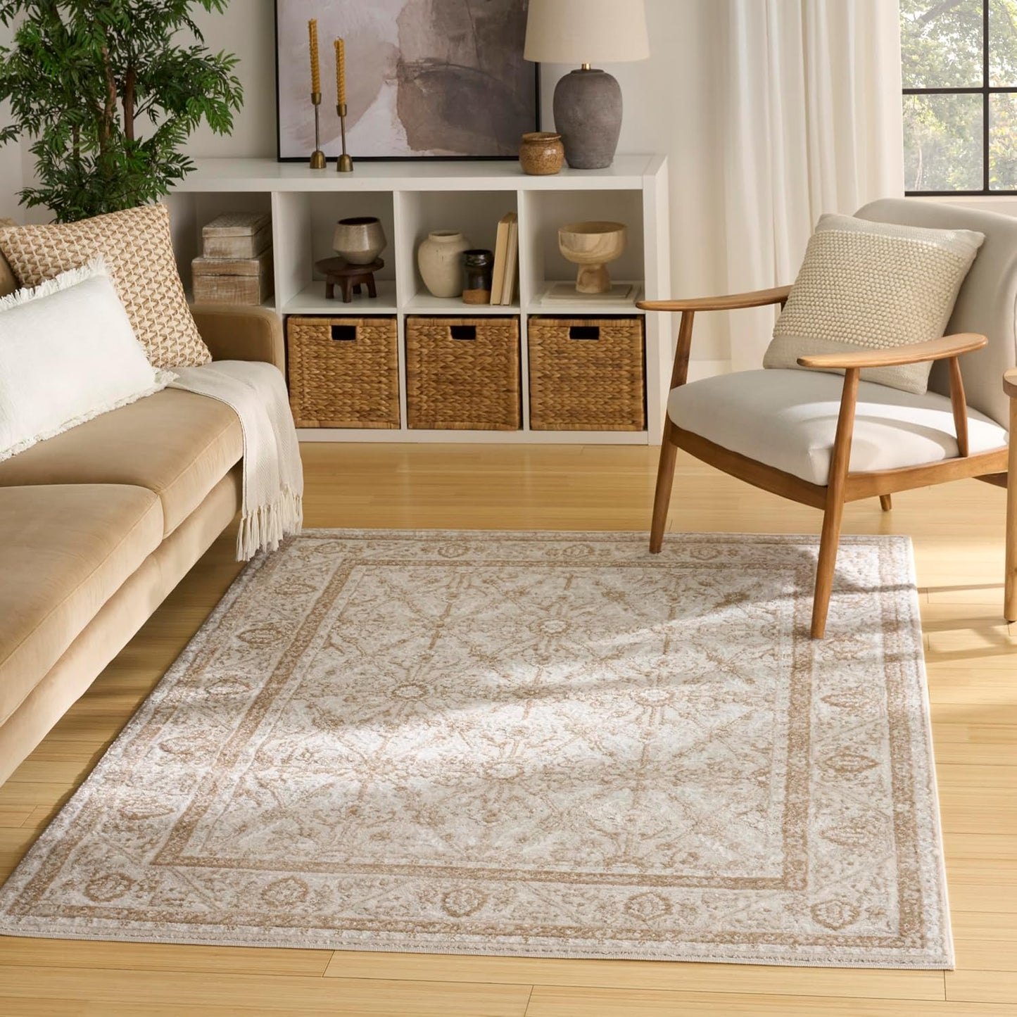 Alfombra 4x6ft fácil de limpiar para dormitorio y sala