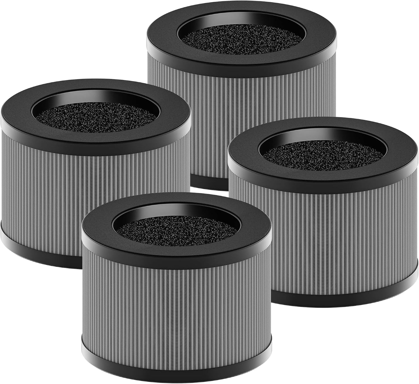 Filtro HEPA purificador aire pack 4 gris