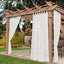 2 Cortinas impermeables patio interiores exteriores