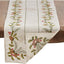 Camino mesa bordado piña acebo 16x54pulg natural