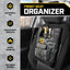 Organiz. asiento auto camuflaje extraíble ajustable