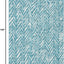 Alfombra decorativa impermeable 9x12ft color azul/gris
