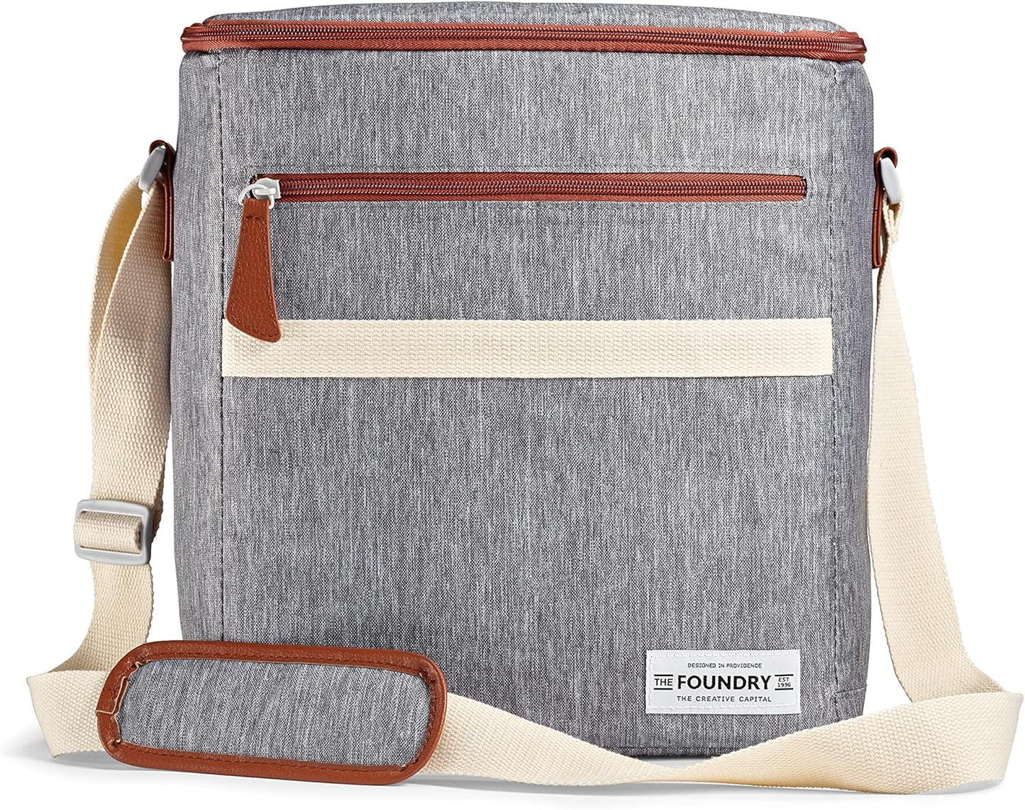 Bolsa térmica suave aislada para viaje y playa con forro duro