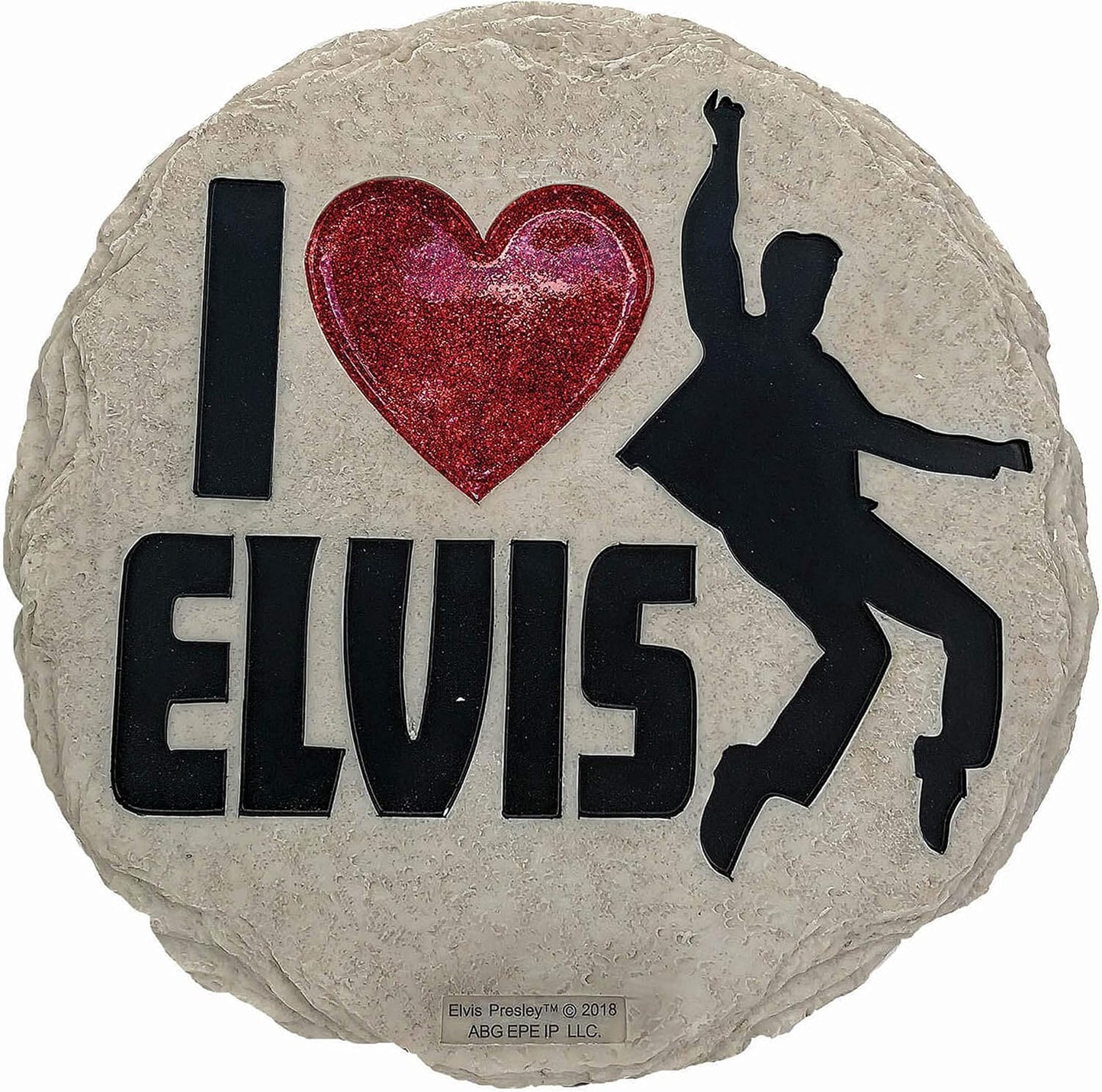 Piedra decorativa Elvis para jardín