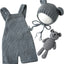 Kit accesorios foto recién nacido gorro oso mameluco disfraz