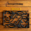 Soportes estante hierro fundido 14x8.5" 4 Pzas negro antiguo