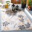 Alfombra exterior lavable 9x12ft gris marfil no pelusa