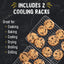 Rejilla acero inox 8x11pulg set 2 para horno