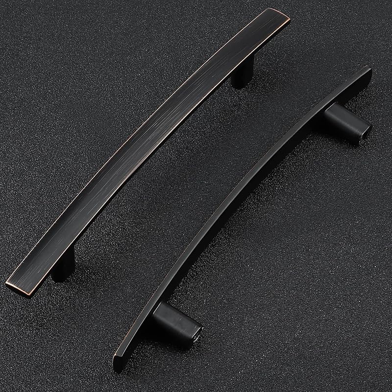 Manijas bronce aceitado 5" set 25 para cajones cocina
