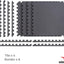 Alfombrillas reversibles gimnasio EVA 20 losetas 80ft2