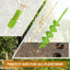 Barrena jardín 3x16.5pulg eje doble espiral