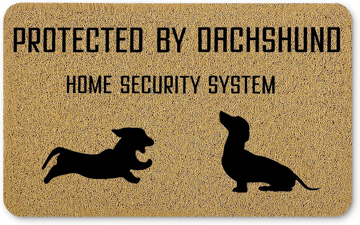 Felpudo perro salchicha para puerta entrada exterior