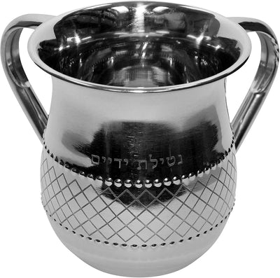 Taza lavado acero inox 5.5 pulg color plata