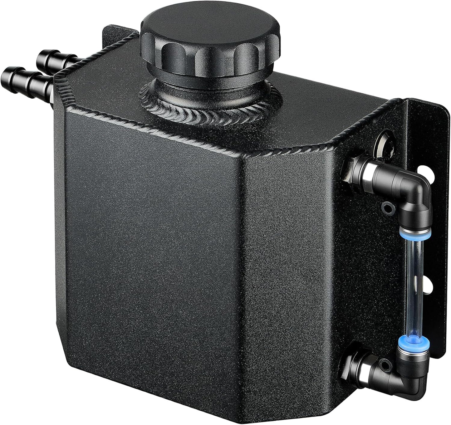 Tanque expansión refrigerante aluminio 1L negro