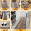 Alfombra pasillo 2'2x24' antiderrap pelo fino resistente